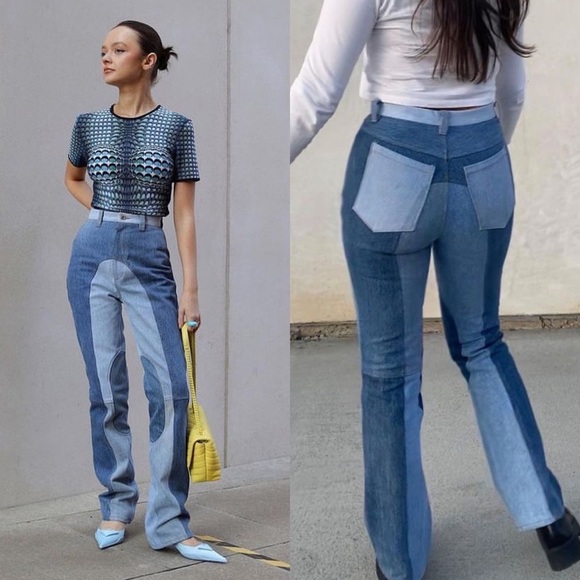 NWT EB Denim Kendall Riding Straight Jeans in Mixed Washes - Picture 3 of 13